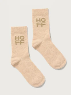 Herren HOFF Accessoires-BEIGEFARBENE KASCHMIR-SOCKEN