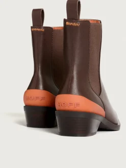 Damen HOFF Stiefel Und Stiefeletten-COWBOY-STIEFELETTE RODEO BRAUN