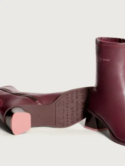 Damen HOFF Stiefel Und Stiefeletten-DATE BURGUNDER STIEFELETTE MIT ABSATZ