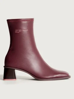 Damen HOFF Stiefel Und Stiefeletten-DATE BURGUNDER STIEFELETTE MIT ABSATZ