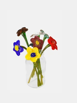 Damen/Herren HOFF Deko|Deko-MOUTHBLOWN CRYSTAL FLOWER MUSTARD