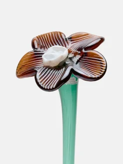 Damen/Herren HOFF Deko|Deko-MOUTHBLOWN CRYSTAL FLOWER BROWN