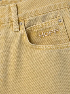 Damen HOFF Hosen-MUSTARD DENIM