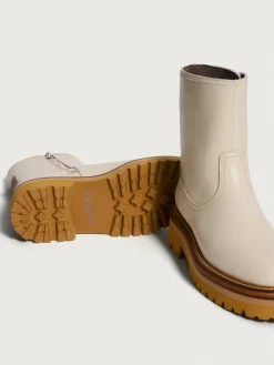 Damen HOFF Stiefel Und Stiefeletten-OFFICE OFF WHITE LEDERSTIEFEL