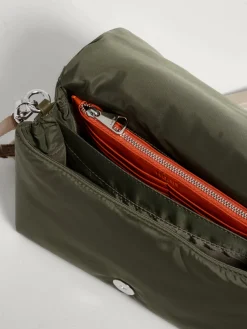 Damen HOFF Nylon|Umhängetaschen-SCHULTERTASCHE EVEREST NYLON DUNKELGRÜN